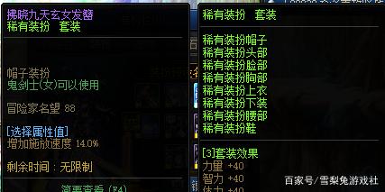 地下城私服-与勇士私服综合能力分析(图2) 地下城私服-与勇士私服综合能力分析1006